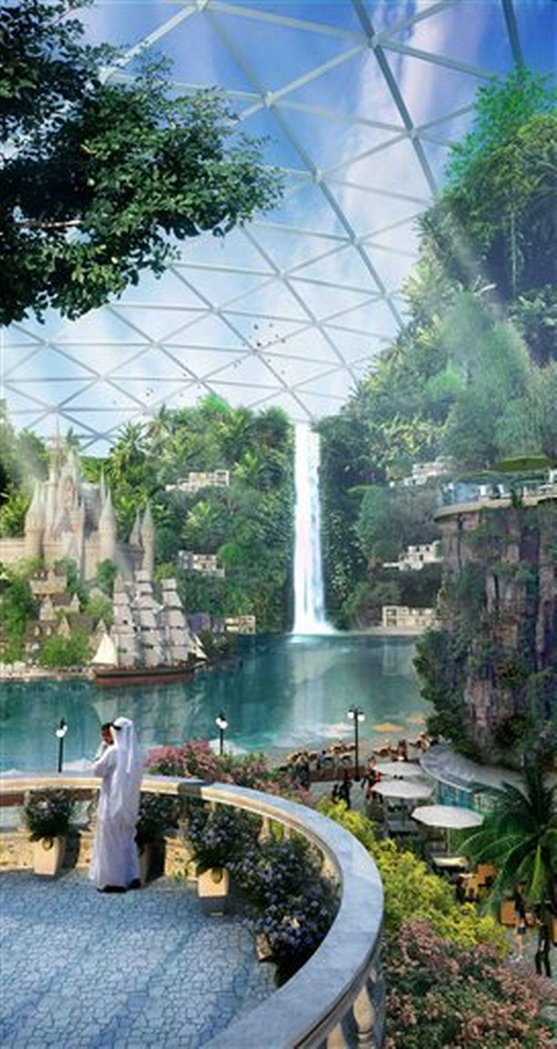 Illustration for article titled Dubai To Build The World's First Climate-Controlled City